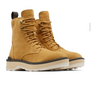 Sorel hi-line lace boots geo yellow, jet